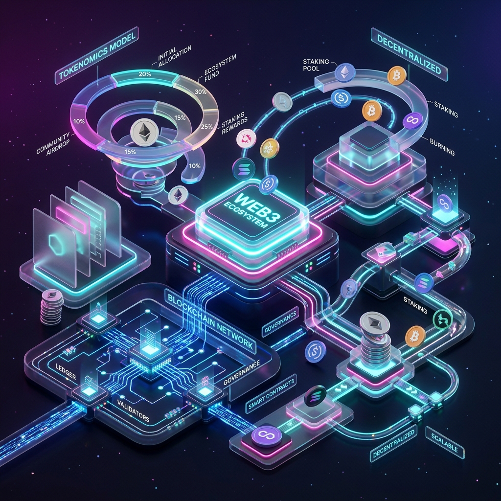 Web3 Tokenomics & Vesting Model